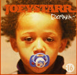 Album cover with a child wearing a pacifier, featuring the text 'JOEYSTARR' and 'EGOMANIA'.