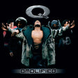 Album cover for 'amplified' by Q-Tip featuring a central figure with outstretched arms and multiple faces.