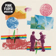 Collage-style album cover with abstract elements and 'Pink Floyd' branding.