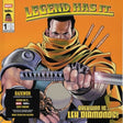 Comic book cover featuring a character with a sword and 'Legend Has It' text