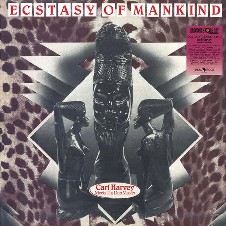 Album cover for 'Ecstasy of Mankind' featuring abstract designs and text.