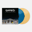 Vinyl records with a cover featuring 'Quasimoto' and a brick wall illustration.
