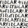 Repetition of the word 'FIDLAR' in black text on a white background