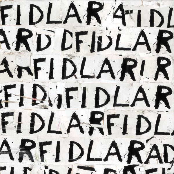 Repetition of the word 'FIDLAR' in black text on a white background
