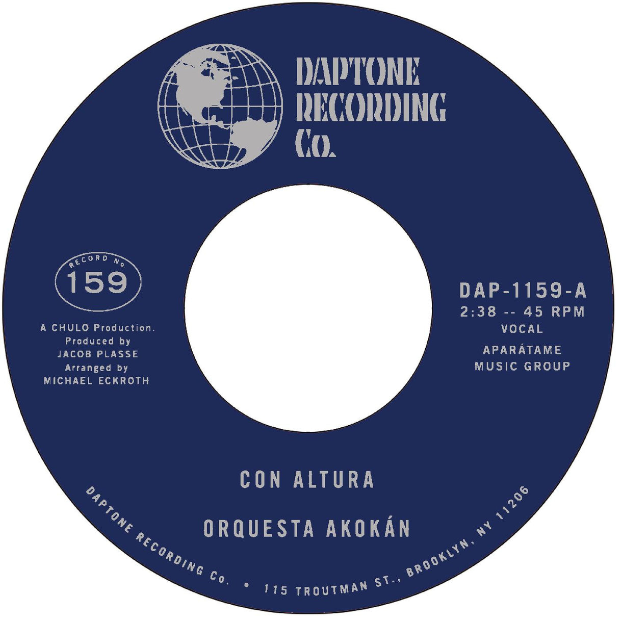 Orquesta Akokan - Con Altura / TKN 7-Inch