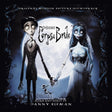 Album cover for 'Corpse Bride' original motion picture soundtrack featuring animated characters holding hands.
