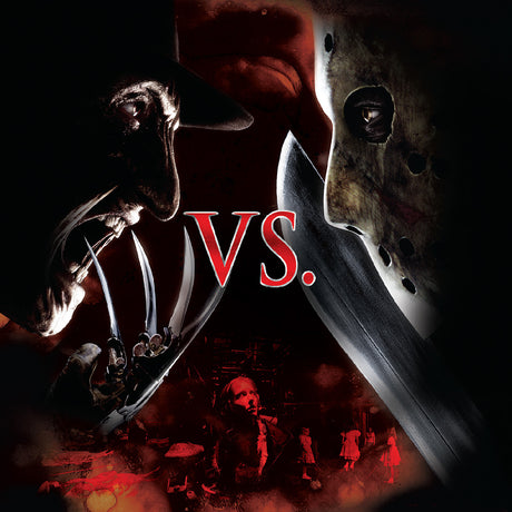 Two masks facing each other with 'VS.' in the center, dark and intense atmosphere.