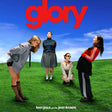 Album cover with four people on a grassy field and 'glory' in red text.