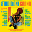 Album cover for 'Studio One Sound' featuring a person in a red cap and blue pants against a yellow background with text.