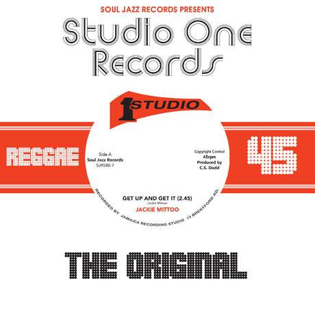 Album cover for Studio One Records featuring text and design elements.