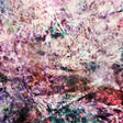 Abstract multicolored texture with a face-like figure