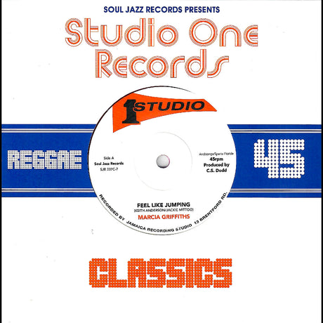 Album cover for Studio One Records featuring a record label and text.