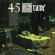 Album cover with a dark, eerie scene featuring a bed and text '45 Grave'.