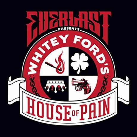 Logo for Whitey Ford's House of Pain featuring the brand 'Everlast'.