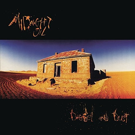Album cover with a dilapidated building in a desert landscape and text at the top and bottom.