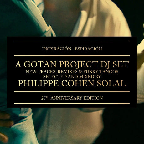 Promotional poster for A Gotan Project DJ set featuring Philippe Cohen Solal with text overlay.