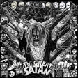 Black and white album cover with tattoos and text, featuring a central figure.