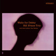 Album cover of 'Waltz for Debby' by Bill Evans Trio with a silhouette of a person's head.