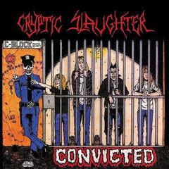 Cryptic Slaughter - Convicted LP (Red/White Vinyl)