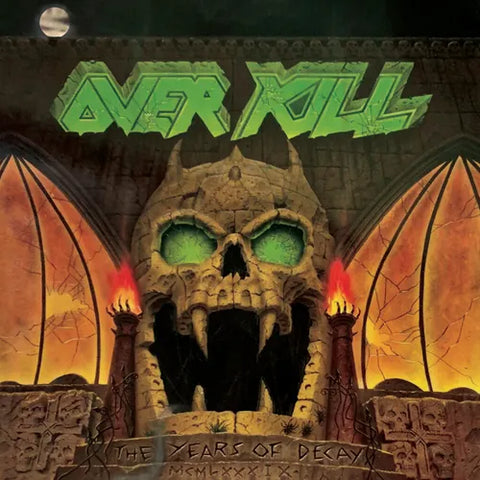 Overkill - The Years Of Decay LP (Red Marble Vinyl)