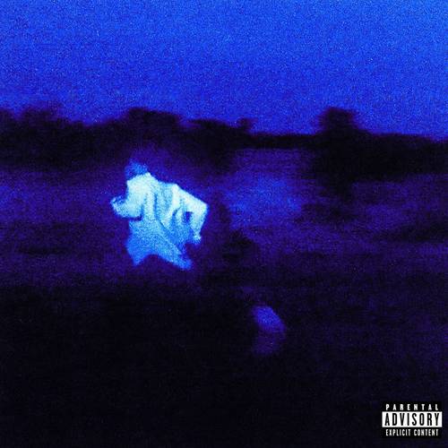 Album cover with a glowing hand and text 'Parental Advisory' on a dark background