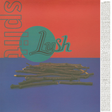 Album cover with 'Lush' branding and sticks on a gradient background