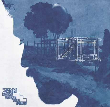 Album cover with silhouette of a person and architectural drawing, featuring the artist's name and album title.