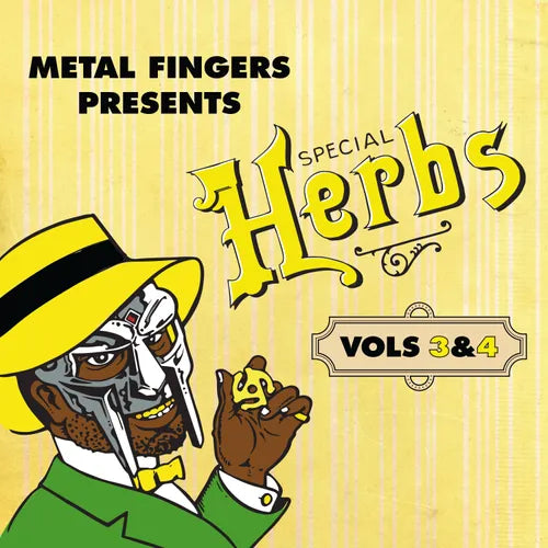 3点NATURE SOUNDS MF DOOM DEFARI .MF DOOM MF Doom- Metal Fingers Presents: Special Herbs Vol. 3 & 4 2LP