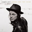 Album cover with a person wearing a hat and leather jacket, featuring the text 'James Bay: Chaos and the Calm'.