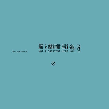 Album cover with text 'Not a Greatest Hits Vol. II' on a solid blue background