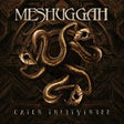 Album cover for Meshuggah's 'Catch Thirtythree' with intertwined snake design on a dark background.
