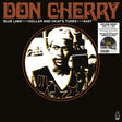 Album cover of Don Cherry's 'Blue Lake Dollar and Okay's Tunes East' with a portrait and text.