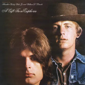 Album cover with two individuals wearing cowboy hats and a text overlay.