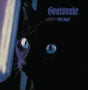 Album cover with a black cat peeking from behind a curtain, featuring the text 'Goatsnake' and 'Dog Days'.