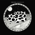 Album cover with a stylized snake, moon, and geometric design on a black background.
