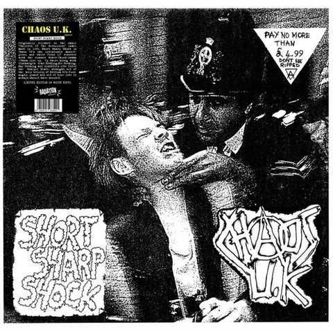 Chaos U.K. - Short Sharp Shock LP (White Vinyl)