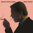 Vinyl LP cover featuring a portrait of Antonio Carlos Jobim with the title 'Stone Flower' written above.