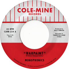 Monophonics & Kelly Finnigan - Warpaint 7-Inch (Natural / Black Swirl)