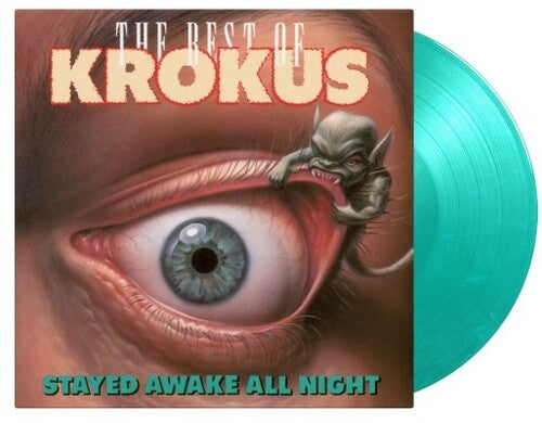 Krokus - Stayed Awake All Night (Best Of) LP (Green/White Marbled Vinyl)