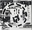 Album cover with black and white abstract design and text, featuring the band 'Underworld'.