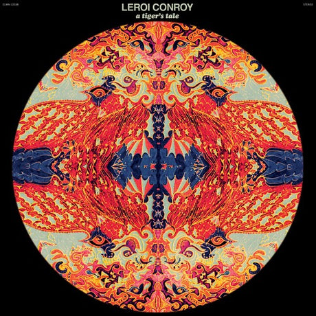 Album cover with intricate design and 'Leroi Conroy a tiger's tale' text