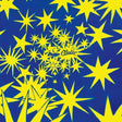 Blue background with yellow starburst pattern and 'Cluster' logo.