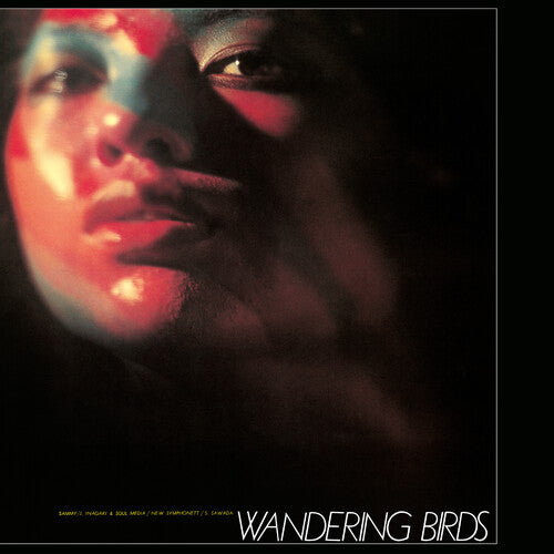 Album cover with a stylized face and 'Wandering Birds' text