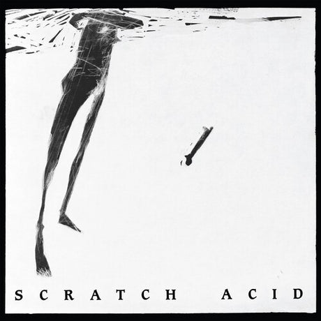 Album cover with abstract design and 'Scratch Acid' text
