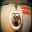 Album cover with a urinal containing records and 'Circle Jerks' text.