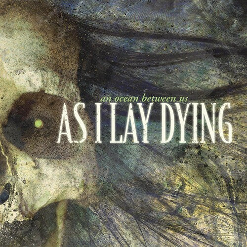 Album cover for 'As I Lay Dying' with text overlay on a textured background