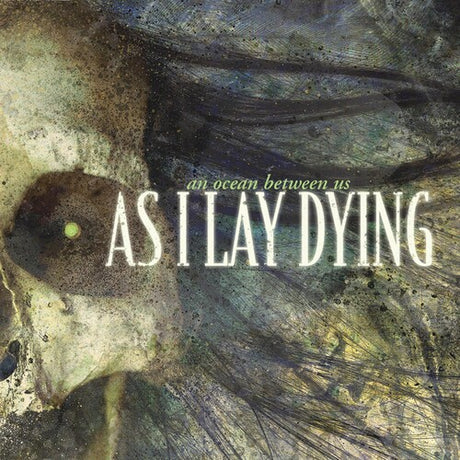 Album cover for 'As I Lay Dying' with text overlay on a textured background