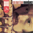 Album cover of Van Morrison's 'Moondance' with close-up of a person's face.