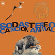 Album cover with text 'Sodastre Canion Animal' and animal illustrations on an orange background