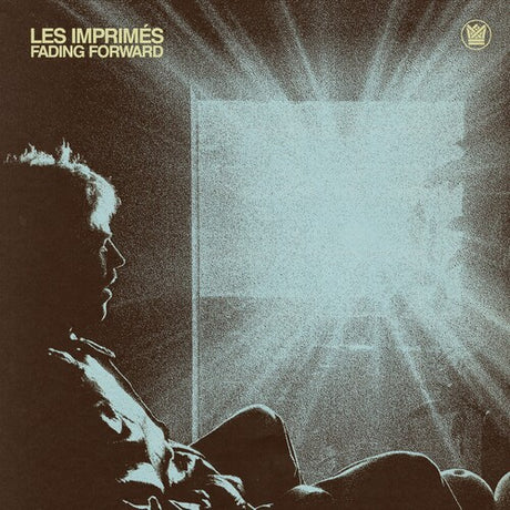 Album cover with a silhouette of a person and a light source, featuring the text 'Les Imprimes Fading Forward'.